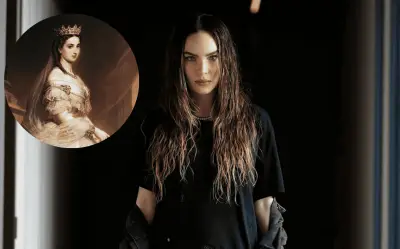 Belinda transformada en Carlota de Habsburgo: Filtran imágenes del rodaje de la serie histórica