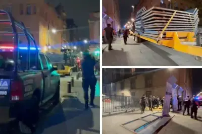 Blindan Palacio Nacional ante protesta de la CNTE por reforma educativa