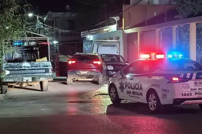 Caen presuntos delincuentes tras intensa persecución policial en San Nicolás