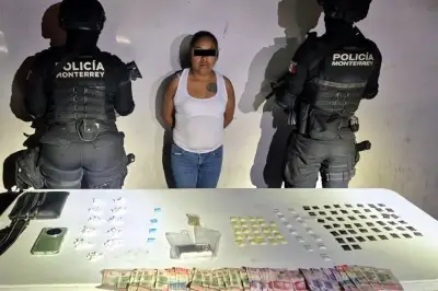Capturan a mujer con droga en el Mesón Estrella en operativo de seguridad