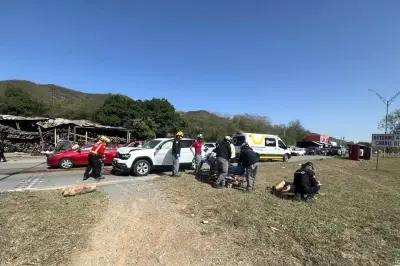 Choque en Carretera Nacional deja cinco lesionados; autoridades investigan causas