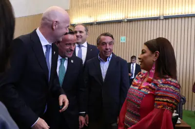 Clara Brugada e Infantino inauguran exposición 'Álbum Épico' previo al Mundial en CDMX