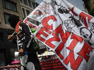 CNTE inicia mega marcha en CDMX: paro de 72 horas y afectaciones viales