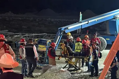 Colapso de estructura en Línea 4 del Metro deja cuatro lesionados en la Ciudad de México
