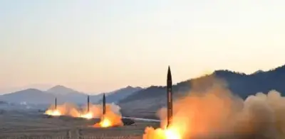 Corea del Norte lanza 10 misiles balísticos hacia el mar de Japón en escalada de tensión