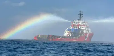 Derrame de hidrocarburo en Veracruz fue causado por barco privado, aclara gobernadora Nahle