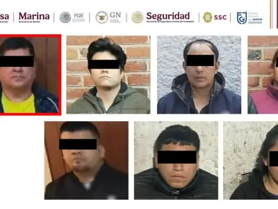 Desmantelan a 'Los Malportados': 9 detenidos en operativo contra narco y secuestro en CDMX y Edomex