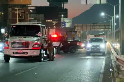 Detienen a hombre tras robar una grúa industrial en Nuevo León