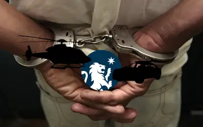 Detienen a presunto ladrón con operativo aéreo y terrestre en Guadalajara Oriente