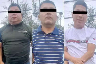 Detienen a tres presuntos defraudadores de tarjetas bancarias en operativo policial