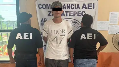 Detienen en Oaxaca a presunto feminicida hondureño por asfixia de mujer en hotel de Pijijiapan