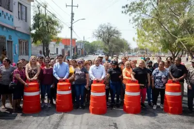 Escobedo rehabilita calles en la colonia Nueva Esperanza para mejorar la movilidad
