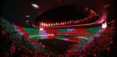 Espectáculo de luces y 'Cielito lindo' iluminan el México vs Portugal en el Estadio Banorte