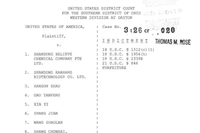 Estados Unidos Acusa a Firmas Chinas de Financiar Grupos Terroristas