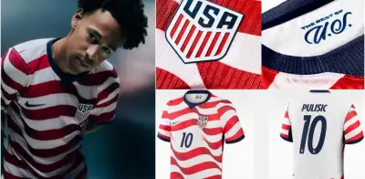 Estados Unidos revela sus nuevas camisetas con barras y estrellas para el Mundial 2026