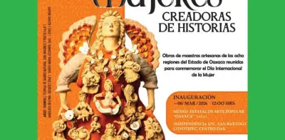 Exposición en Oaxaca celebra a artesanas con 100 piezas en el Día de la Mujer
