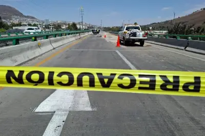 Fallece motociclista tras violento choque en vialidad Naucalpan-Ecatepec