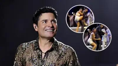 Fan de Chayanne se vuelve viral tras efusiva reacción al bailar bachata con él en escenario