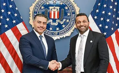 García Harfuch se reúne con director del FBI para fortalecer cooperación en seguridad