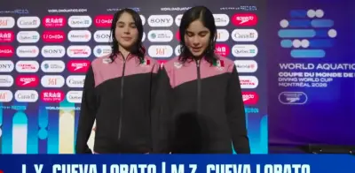 Gemelas Cueva conquistan bronce en Copa Mundial de Clavados en Montreal