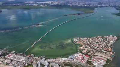 Gobierno de Sheinbaum promete inaugurar puente Nichupté de Cancún para abril