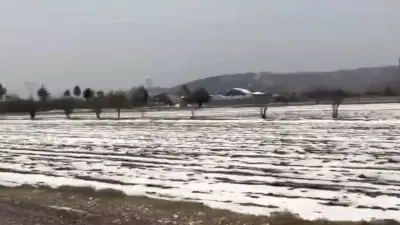 Granizada atípica cubre de blanco municipios de Puebla y causa daños estructurales