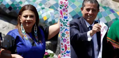 Gutiérrez y Brugada inauguran jardín de lluvia 'Coapan' junto al Estadio Azteca