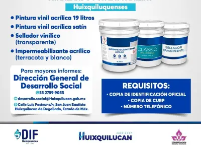Huixquilucan lanza programa de subsidios para mejoras en viviendas familiares