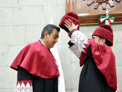 IPN otorga Doctorado Honoris Causa a Sergio Salomón por inversión educativa récord