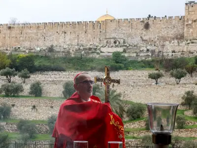Israel impide acceso a Santo Sepulcro a cardenal Pizzaballa en Domingo de Ramos