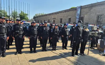 Jalisco fortalece policías con inversión de 206 millones en patrullas y equipo táctico