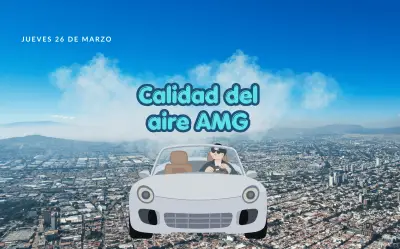 Jalisco: Mala calidad del aire en Miravalle con 104 puntos IMECA este 26 de marzo