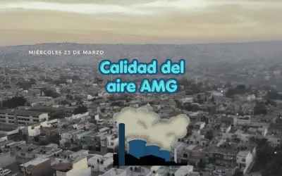 Jalisco registra mala calidad del aire en el AMG este 25 de marzo, con Miravalle en 93 IMECA