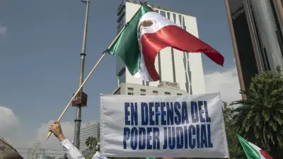 Jueces cesados lideran protestas en CDMX por reforma judicial este 23 de marzo