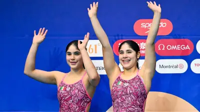 Mía y Lía Cueva: Gemelas mexicanas conquistan bronce en Copa del Mundo de Clavados 2026
