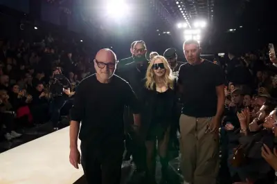 Madonna y otras celebridades deslumbran en el desfile de Dolce & Gabbana en Milán