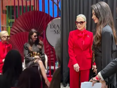 Meryl Streep y Anne Hathaway promocionan en CDMX la secuela de 'El Diablo Viste a la Moda'