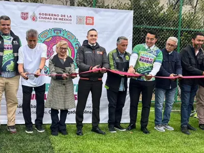 Metro inaugura canchas deportivas en Cuajimalpa como parte de estrategia capitalina