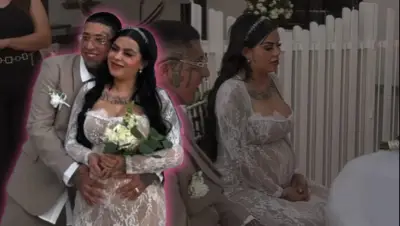 Mona y Geros se casan en íntima boda civil meses antes del nacimiento de su bebé