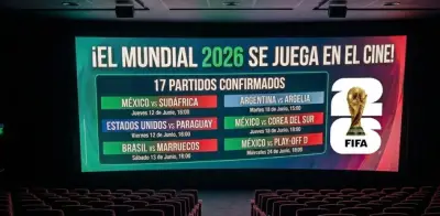 Mundial 2026: 17 partidos, incluidos los de México, se transmitirán en cines