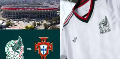 México estrenará su jersey blanco en la reinauguración del Estadio Azteca ante Portugal