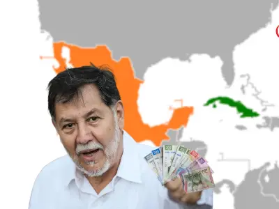 Noroña intenta donar 64 mil pesos a Cuba pero el envío es rechazado por el banco