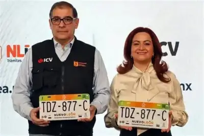 Nuevas placas mundialistas con toque naranja: el Estado lanza edición especial