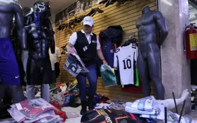 Operativo en Tepito decomisa 25 toneladas de mercancía pirata valorada en 15 millones de pesos