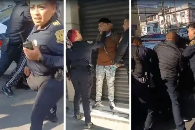 Policía abofetea a hombre durante detención en Cuauhtémoc; genera indignación