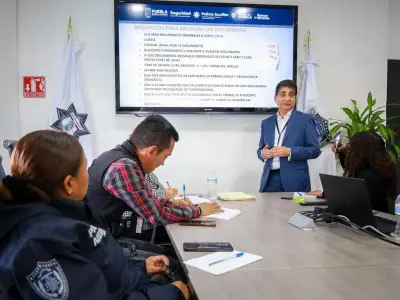 Policía Auxiliar de Puebla se Capacita en Gestión Archivística para Fortalecer Transparencia