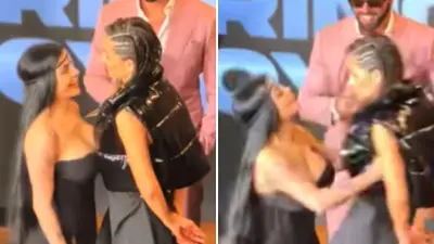 Ring Royale: Karely Ruiz y Marcela Mistral se enfrentan a empujones antes de la pelea