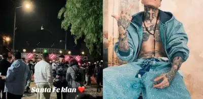 Santa Fe Klan Celebra Año Nuevo con Fiesta Masiva y Comida Gratis en Silao