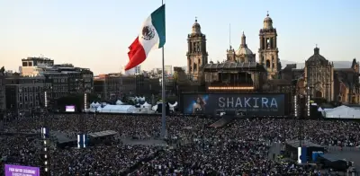 Shakira congrega a 400 mil personas en histórico concierto en el Zócalo de la CDMX