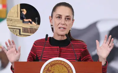 Sheinbaum confirma sanción a persona que tomó sol en ventana de Palacio Nacional